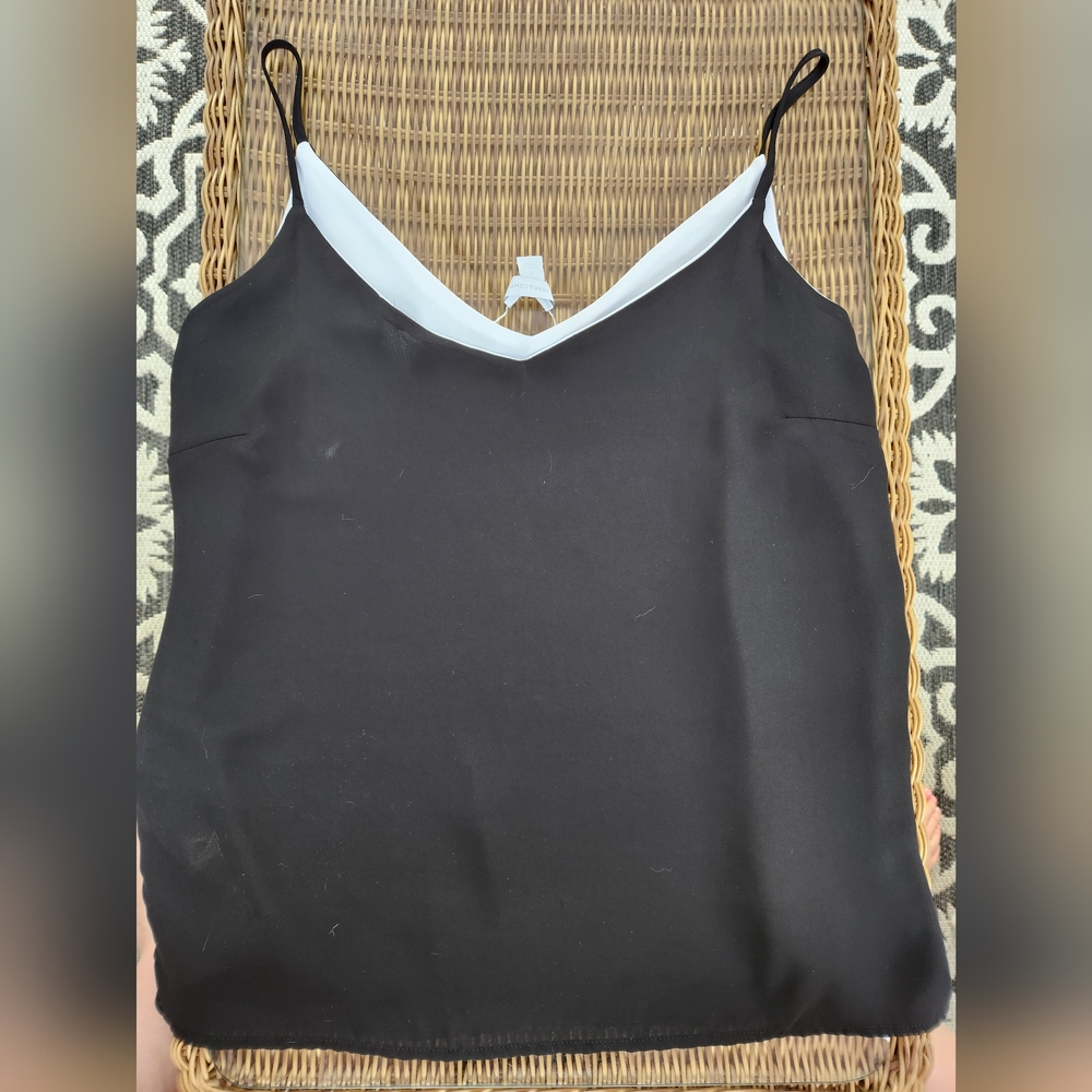 New York & Company size small black & white reversible tank top.